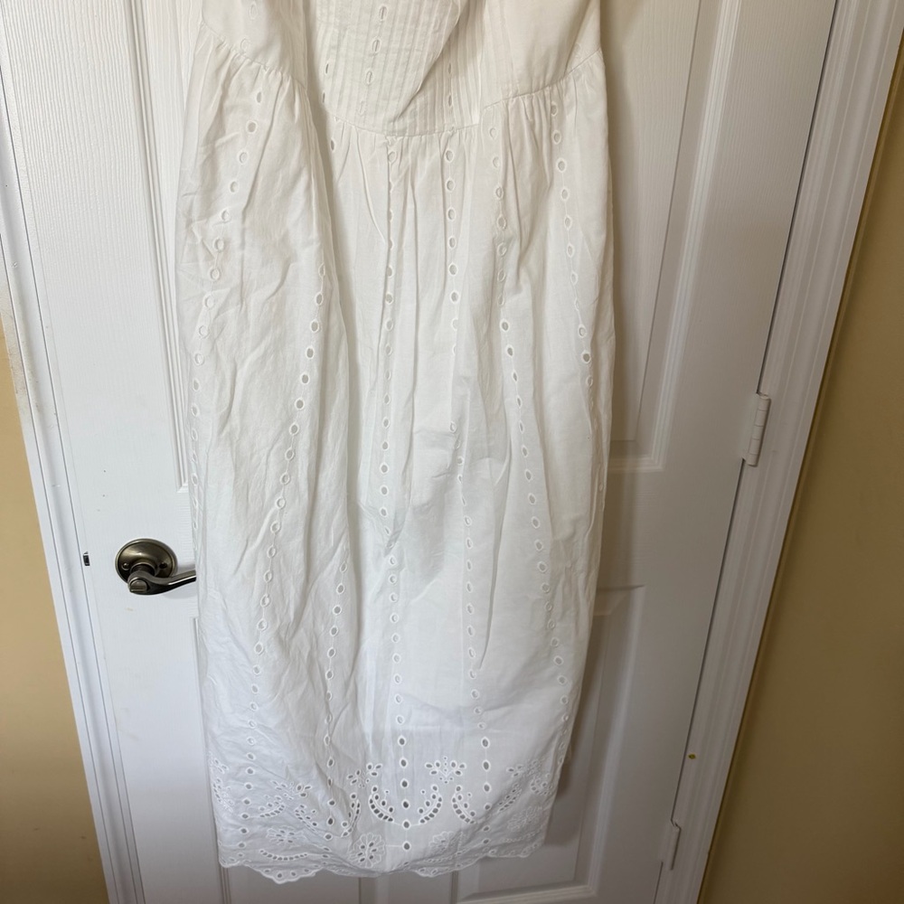 NWT Layered with Love White Poppy‎ Cotton Eyelet Embroidered Sleeveless 3X - Picture 5 of 6